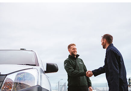 Two men shaking hands Two men shaking hands