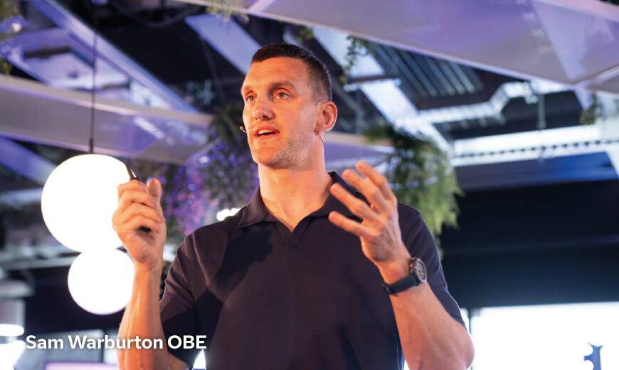 Partner Plus LIVE speaker - Sam Warburton OBE