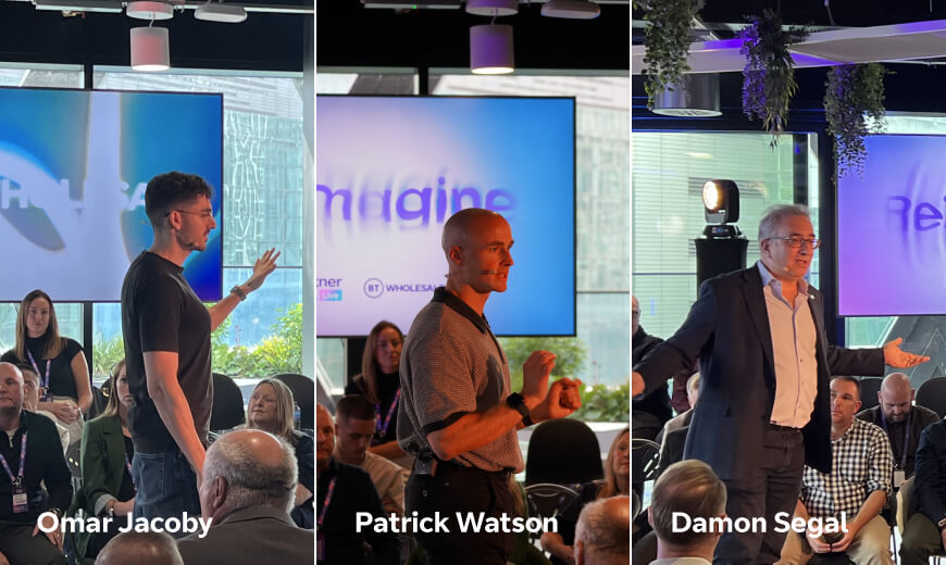 Partner Plus LIVE speakers - Omar Jacoby, Patrick Watson, Damon Segal